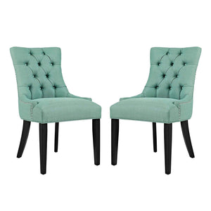 ModwayModway Regent Dining Side Chair Fabric Set of 2 EEI-2743 EEI-2743-LAG-SET- BetterPatio.com