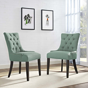 ModwayModway Regent Dining Side Chair Fabric Set of 2 EEI-2743 EEI-2743-LAG-SET- BetterPatio.com