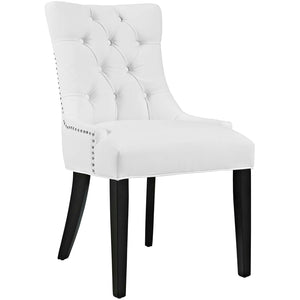 ModwayModway Regent Dining Side Chair Vinyl Set of 2 EEI-2742 EEI-2742-WHI-SET- BetterPatio.com