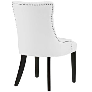 ModwayModway Regent Dining Side Chair Vinyl Set of 2 EEI-2742 EEI-2742-WHI-SET- BetterPatio.com