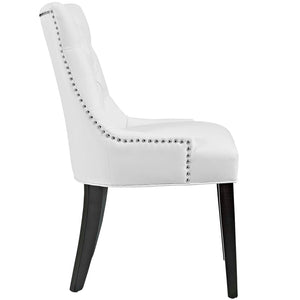 ModwayModway Regent Dining Side Chair Vinyl Set of 2 EEI-2742 EEI-2742-WHI-SET- BetterPatio.com