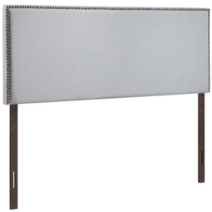 ModwayModway Region Nailhead Full Upholstered Headboard MOD-5217 MOD-5217-GRY- BetterPatio.com