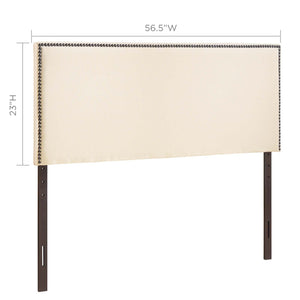 ModwayModway Region Nailhead Full Upholstered Headboard MOD-5217 MOD-5217-IVO- BetterPatio.com