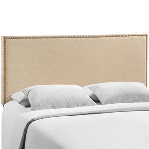 ModwayModway Region Nailhead Queen Upholstered Headboard MOD-5215 MOD-5215-CAF- BetterPatio.com