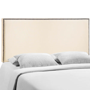 ModwayModway Region Nailhead Queen Upholstered Headboard MOD-5215 MOD-5215-IVO- BetterPatio.com