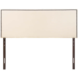 ModwayModway Region Nailhead Queen Upholstered Headboard MOD-5215 MOD-5215-IVO- BetterPatio.com