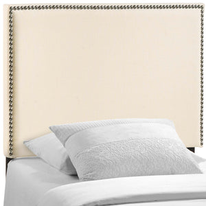 ModwayModway Region Nailhead Twin Upholstered Headboard MOD-5218 MOD-5218-IVO- BetterPatio.com