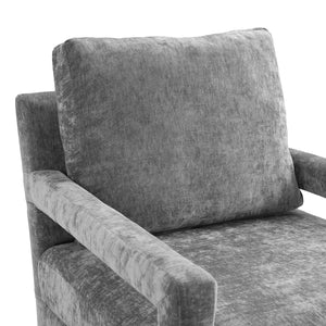 ModwayModway Rehearse Crushed Performance Velvet Armchair EEI-4133 EEI-4133-GRY- BetterPatio.com