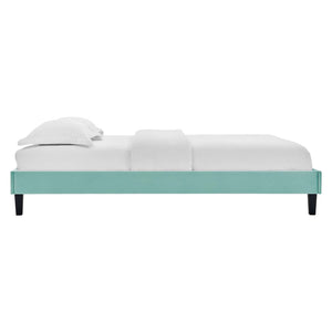 ModwayModway Reign Twin Performance Velvet Platform Bed Frame MOD-6264 MOD-6264-MIN- BetterPatio.com