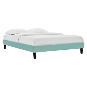 ModwayModway Reign Twin Performance Velvet Platform Bed Frame MOD-6264 MOD-6264-MIN- BetterPatio.com