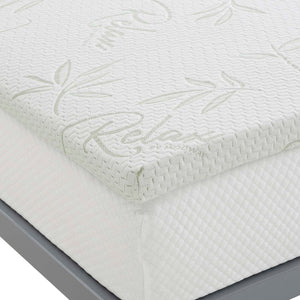 ModwayModway Relax Queen 2" Gel Memory Foam Mattress Topper MOD-5573 MOD-5573-WHI- BetterPatio.com