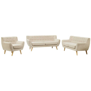 ModwayModway Remark 3 Piece Living Room Set EEI-1782 EEI-1782-BEI-SET- BetterPatio.com