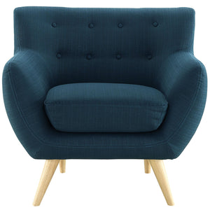 ModwayModway Remark Upholstered Fabric Armchair EEI-1631 EEI-1631-AZU- BetterPatio.com