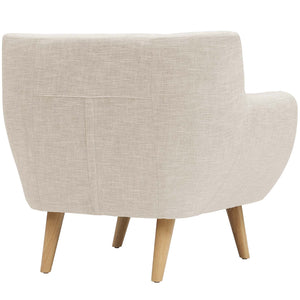 ModwayModway Remark Upholstered Fabric Armchair EEI-1631 EEI-1631-BEI- BetterPatio.com