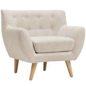 ModwayModway Remark Upholstered Fabric Armchair EEI-1631 EEI-1631-BEI- BetterPatio.com