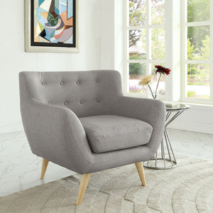 ModwayModway Remark Upholstered Fabric Armchair EEI-1631 EEI-1631-LGR- BetterPatio.com