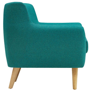 ModwayModway Remark Upholstered Fabric Armchair EEI-1631 EEI-1631-TEA- BetterPatio.com