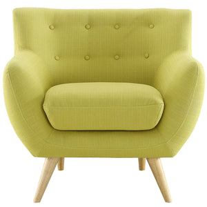 ModwayModway Remark Upholstered Fabric Armchair EEI-1631 EEI-1631-WHE- BetterPatio.com