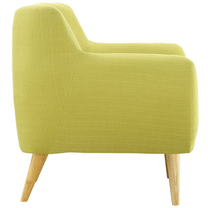 ModwayModway Remark Upholstered Fabric Armchair EEI-1631 EEI-1631-WHE- BetterPatio.com