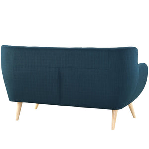 ModwayModway Remark Upholstered Fabric Loveseat EEI-1632 EEI-1632-AZU- BetterPatio.com