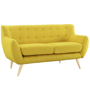 ModwayModway Remark Upholstered Fabric Loveseat EEI-1632 EEI-1632-SUN- BetterPatio.com