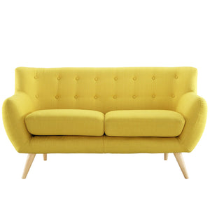 ModwayModway Remark Upholstered Fabric Loveseat EEI-1632 EEI-1632-SUN- BetterPatio.com