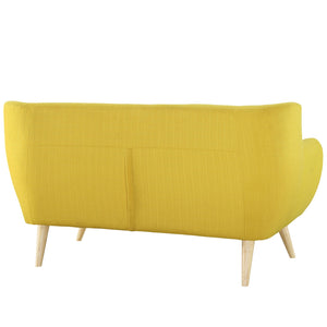 ModwayModway Remark Upholstered Fabric Loveseat EEI-1632 EEI-1632-SUN- BetterPatio.com