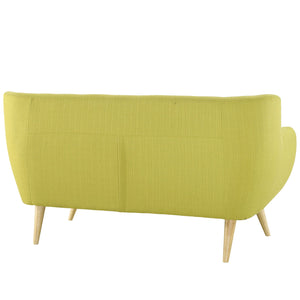 ModwayModway Remark Upholstered Fabric Loveseat EEI-1632 EEI-1632-WHE- BetterPatio.com