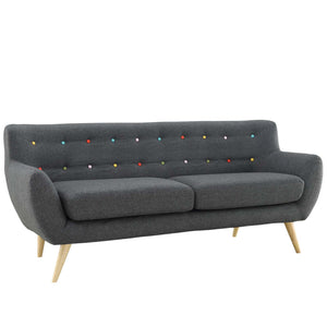 ModwayModway Remark Upholstered Fabric Sofa EEI-1633 EEI-1633-GRY- BetterPatio.com