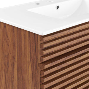 ModwayModway Render 36" Bathroom Vanity EEI-4437 EEI-4437-WAL-WHI- BetterPatio.com