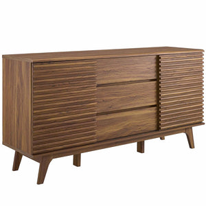 ModwayModway Render 63" Sideboard Buffet Table or TV Stand EEI-3344 EEI-3344-WAL- BetterPatio.com