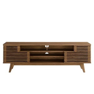 ModwayModway Render 71" Media Console TV Stand EEI-3433 EEI-3433-WAL- BetterPatio.com