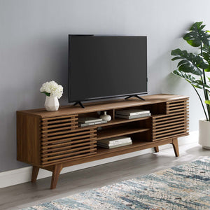 ModwayModway Render 71" Media Console TV Stand EEI-3433 EEI-3433-WAL- BetterPatio.com