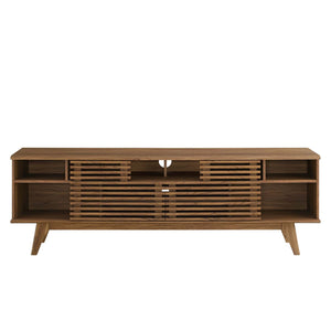 ModwayModway Render 71" Media Console TV Stand EEI-3433 EEI-3433-WAL- BetterPatio.com