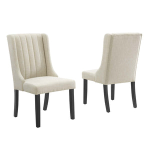 ModwayModway Renew Parsons Fabric Dining Side Chairs - Set of 2 EEI-4245 EEI-4245-BEI- BetterPatio.com