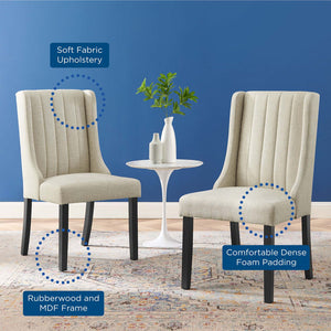 ModwayModway Renew Parsons Fabric Dining Side Chairs - Set of 2 EEI-4245 EEI-4245-BEI- BetterPatio.com