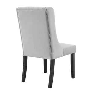 ModwayModway Renew Parsons Performance Velvet Dining Side Chairs - Set of 2 EEI-4244 EEI-4244-LGR- BetterPatio.com