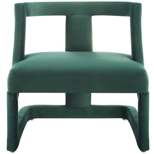 ModwayModway Requisite Accent Lounge Performance Velvet Armchair EEI-3485 EEI-3485-GRN- BetterPatio.com