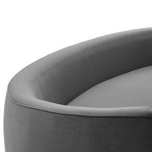 ModwayModway Resolute Curved Performance Velvet Sofa EEI-3408 EEI-3408-GRY- BetterPatio.com