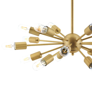 ModwayModway Resolve Brass Pendant Chandelier EEI-3079 EEI-3079- BetterPatio.com