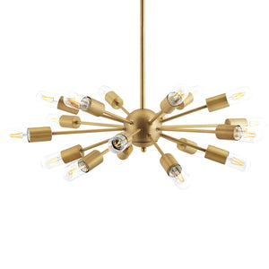 ModwayModway Resolve Brass Pendant Chandelier EEI-3079 EEI-3079- BetterPatio.com