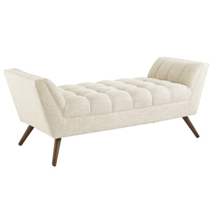 ModwayModway Response Medium Upholstered Fabric Bench EEI-1789 EEI-1789-BEI- BetterPatio.com