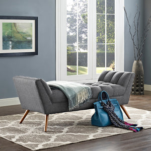 ModwayModway Response Medium Upholstered Fabric Bench EEI-1789 EEI-1789-DOR- BetterPatio.com