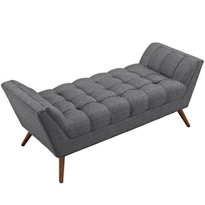 ModwayModway Response Medium Upholstered Fabric Bench EEI-1789 EEI-1789-DOR- BetterPatio.com