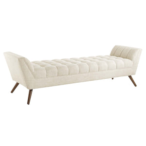 ModwayModway Response Upholstered Fabric Bench EEI-1790 EEI-1790-BEI- BetterPatio.com