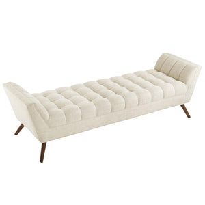 ModwayModway Response Upholstered Fabric Bench EEI-1790 EEI-1790-BEI- BetterPatio.com