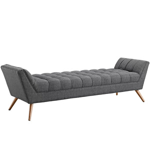 ModwayModway Response Upholstered Fabric Bench EEI-1790 EEI-1790-DOR- BetterPatio.com