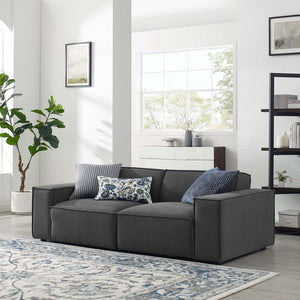 ModwayModway Restore 2-Piece Sectional Sofa EEI-4111 EEI-4111-CHA- BetterPatio.com