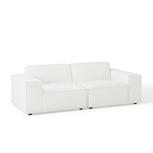 ModwayModway Restore 2-Piece Sectional Sofa EEI-4111 EEI-4111-WHI- BetterPatio.com