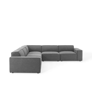 ModwayModway Restore 5-Piece Sectional Sofa EEI-4117 EEI-4117-CHA- BetterPatio.com